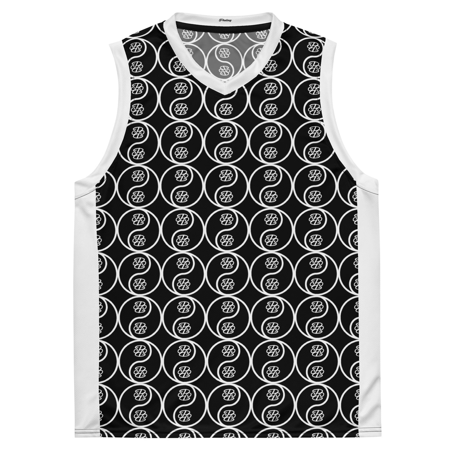 Phallacy Yin-Yang Designer Unisex Basketball Jersey