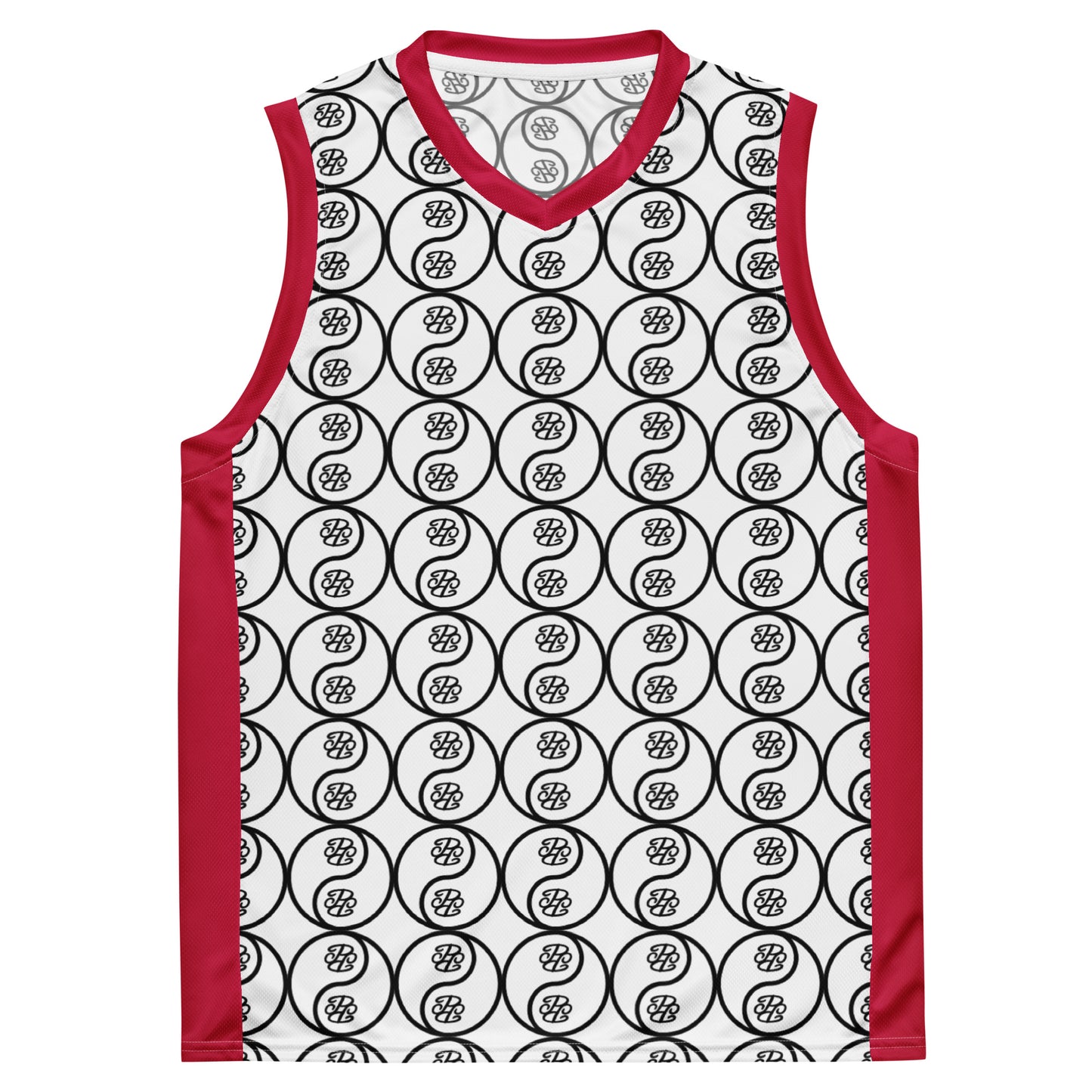 Phallacy Yin-Yang Designer Unisex Basketball Jersey