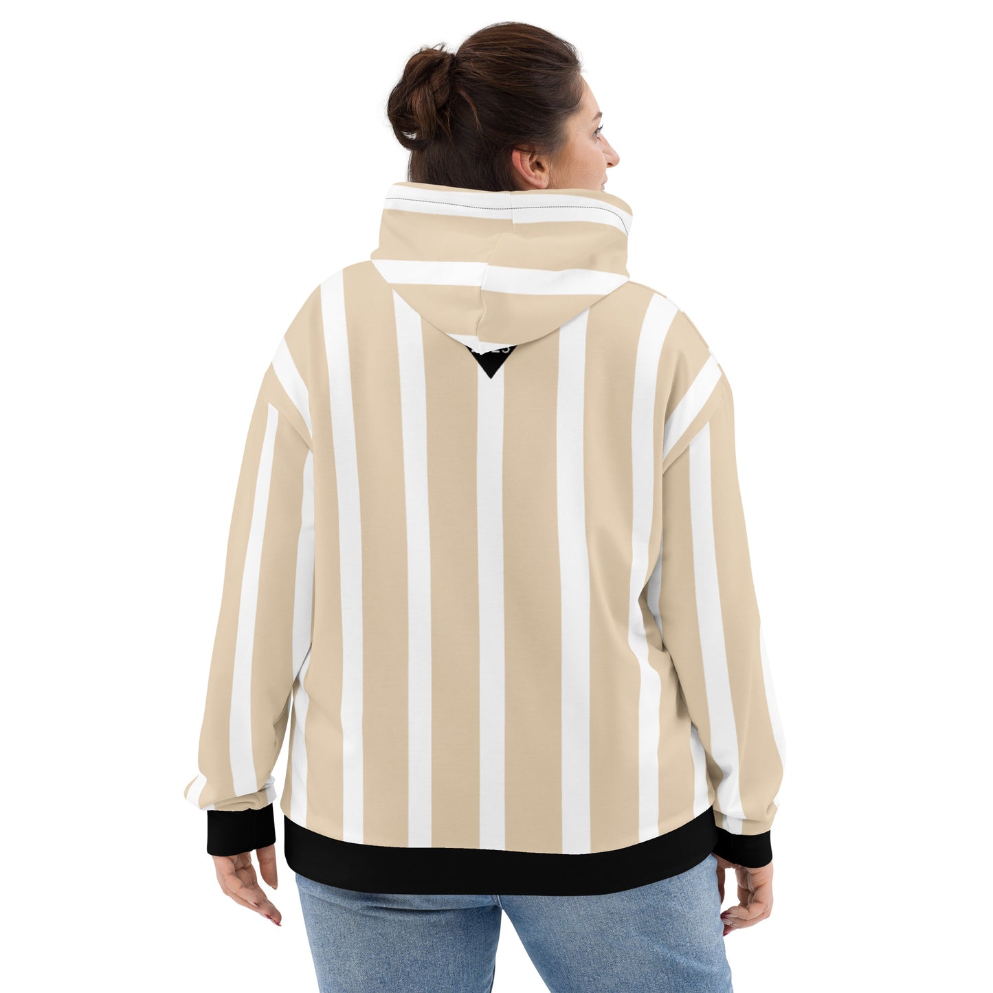 Phallacy Striped Designer Unisex Hoodie