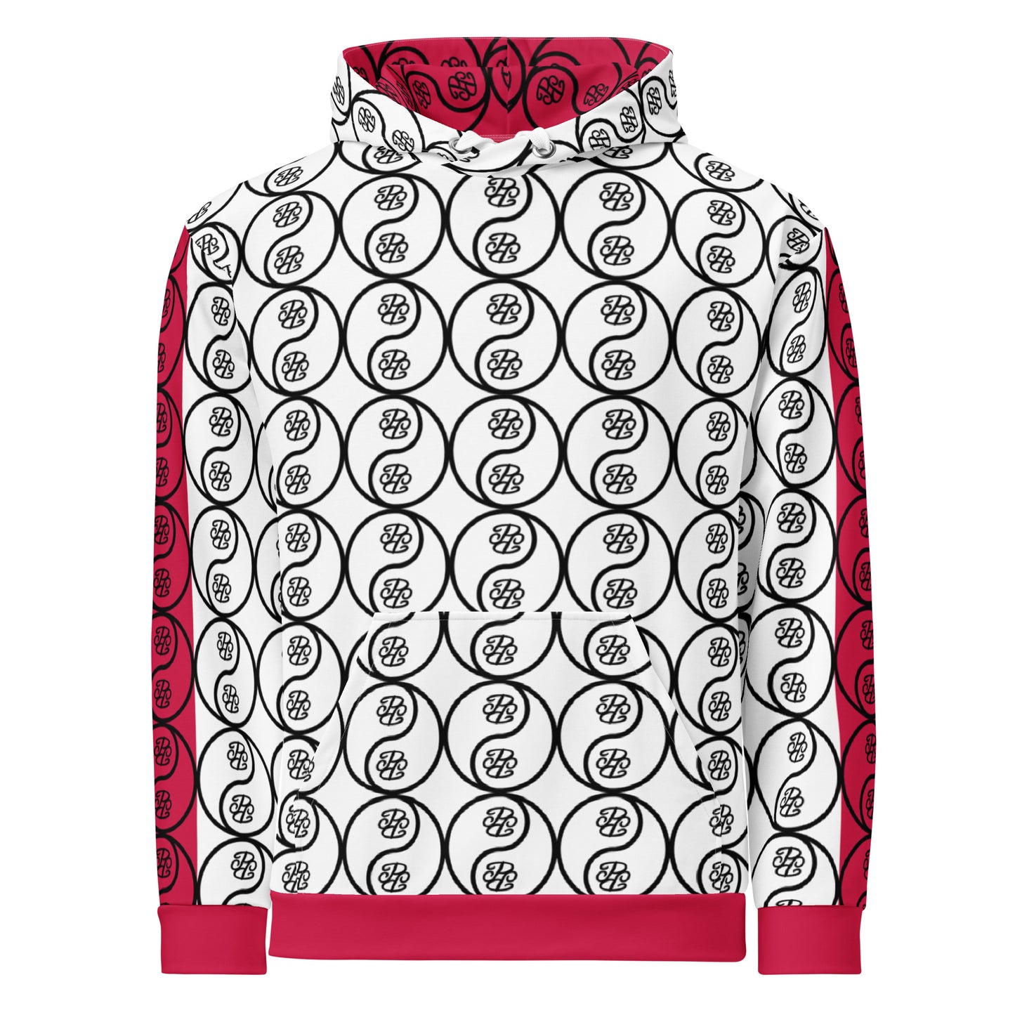 Phallacy Yin-Yang Designer Unisex Hoodie