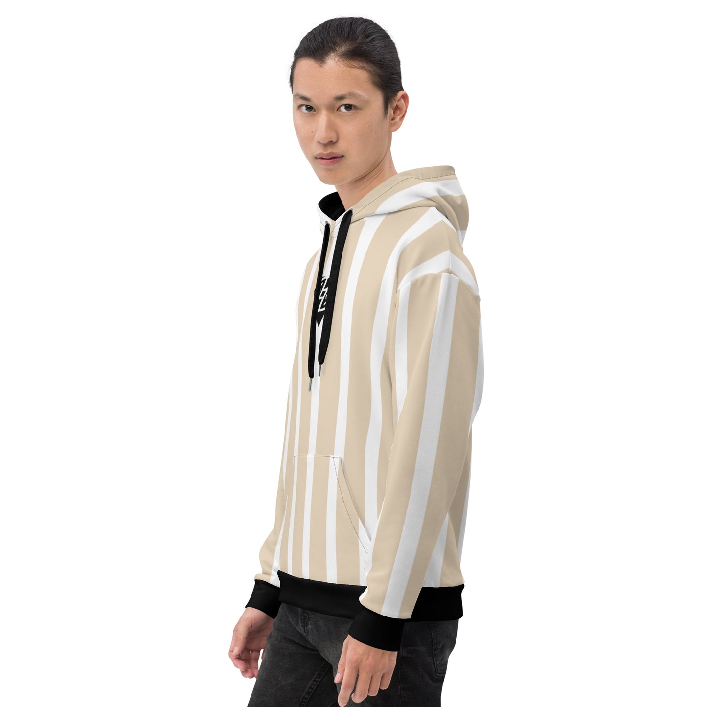 Phallacy Striped Designer Unisex Hoodie