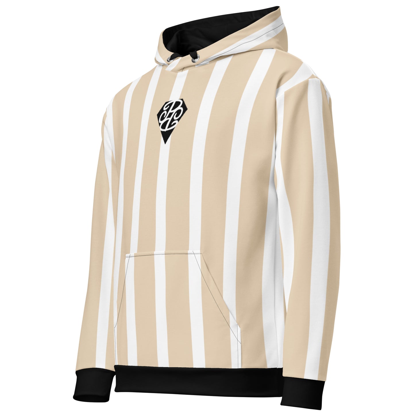 Phallacy Striped Designer Unisex Hoodie