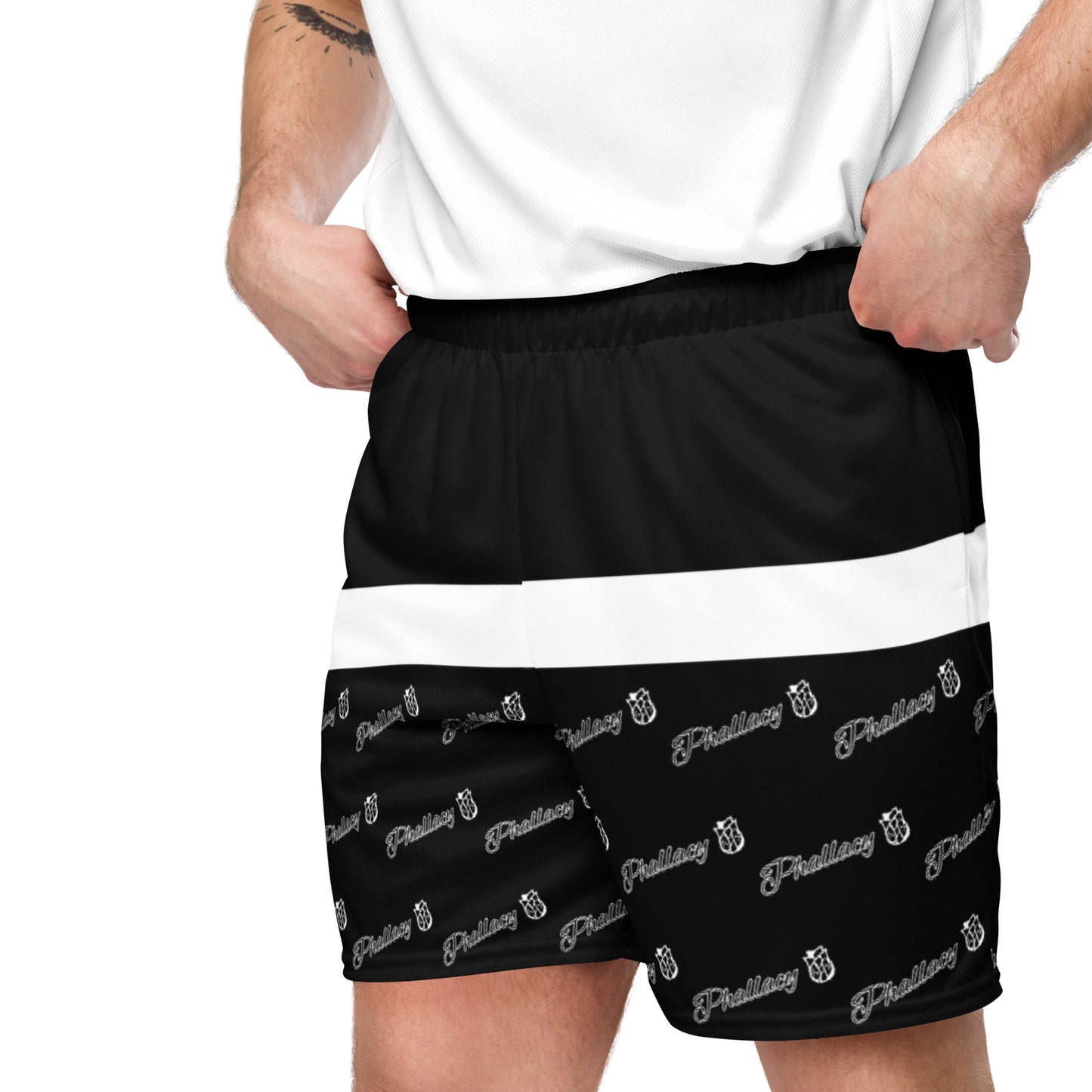 Phallacy Designer Unisex Mesh Shorts