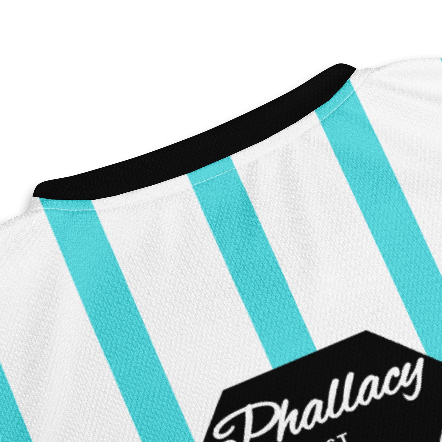 Phallacy Striped Designer Unisex Sports Jersey