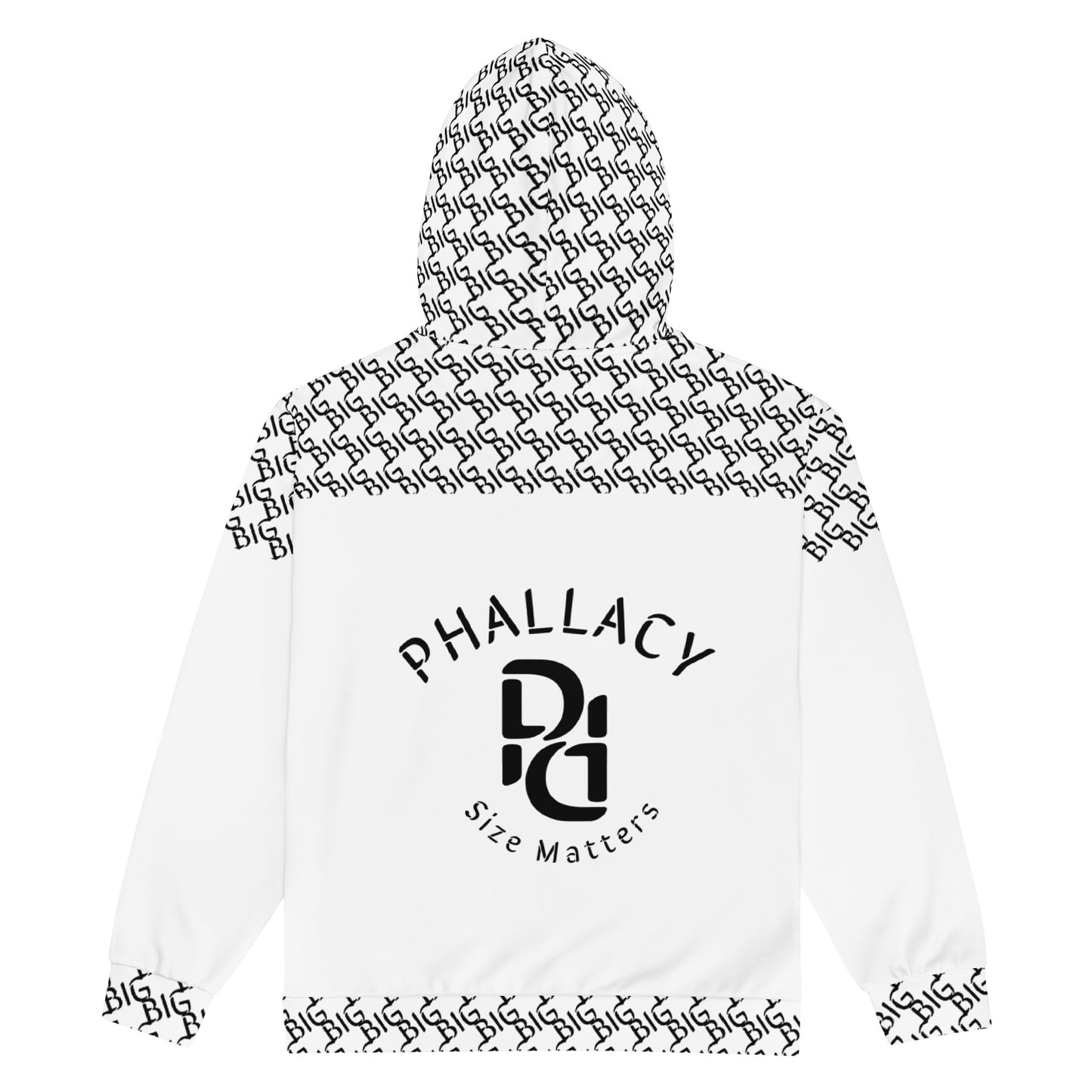 Phallacy BIG Designer Unisex Zip Hoodie