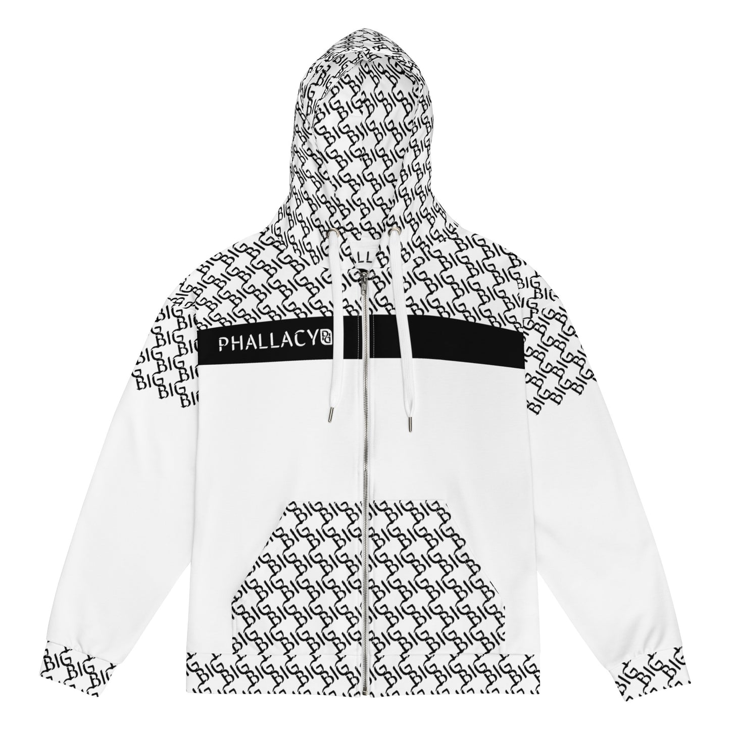 Phallacy BIG Designer Unisex Zip Hoodie