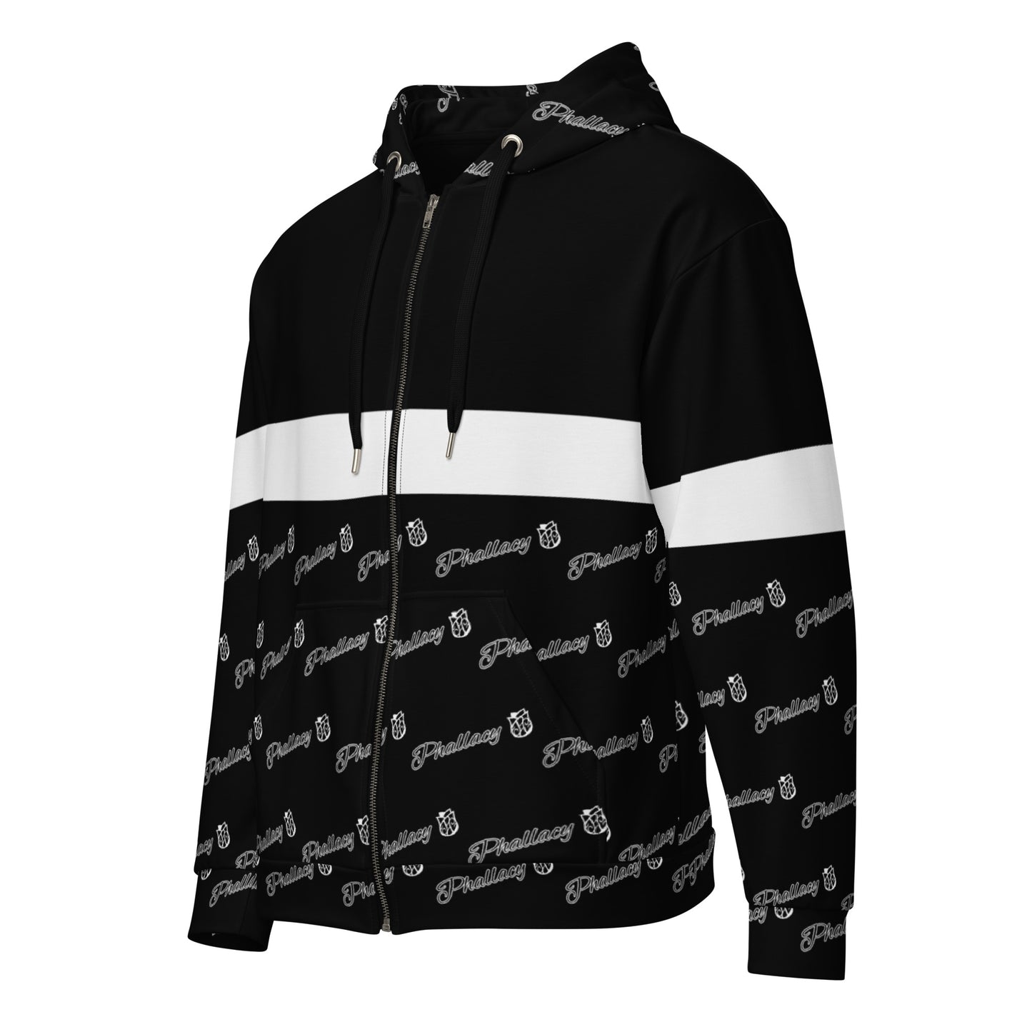 Phallacy Designer Unisex Zip Hoodie