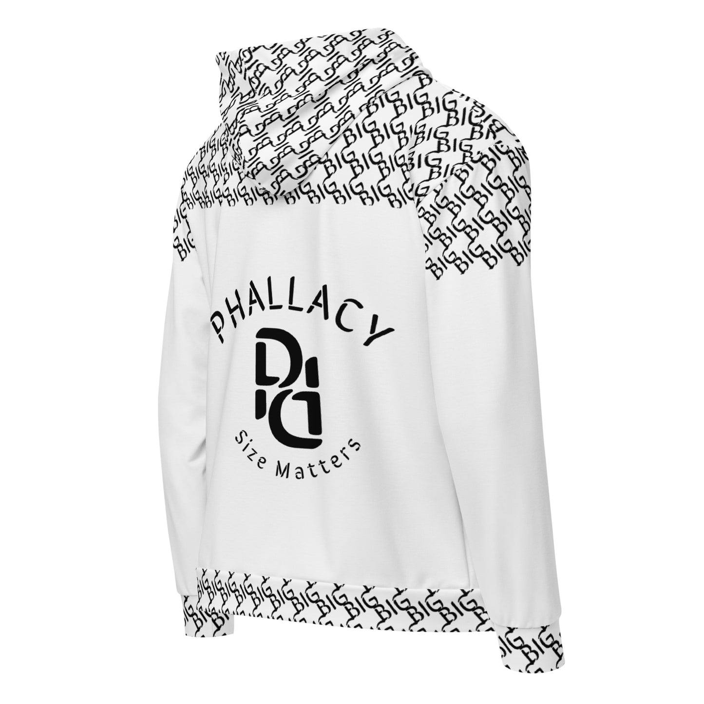 Phallacy BIG Designer Unisex Zip Hoodie