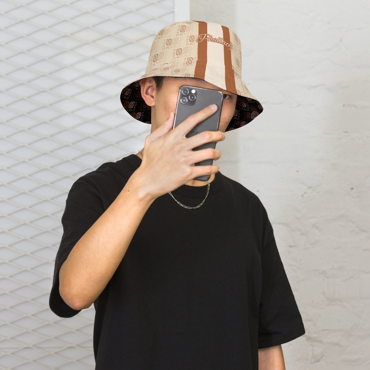 Phallacy Balance Designer Reversible Bucket Hat