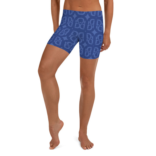 Phallacy Monogram Designer Women's Gym Shorts