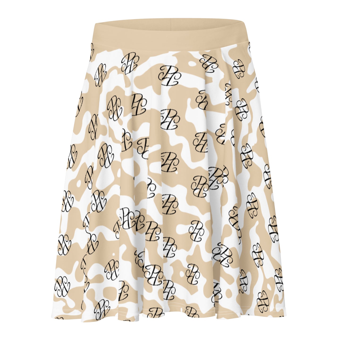 Phallacy Camo Designer Skater Skirt