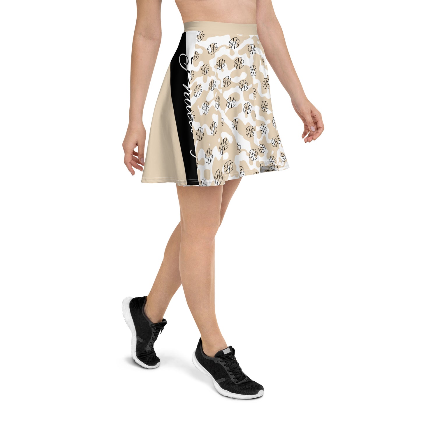 Phallacy Camo Designer Skater Skirt