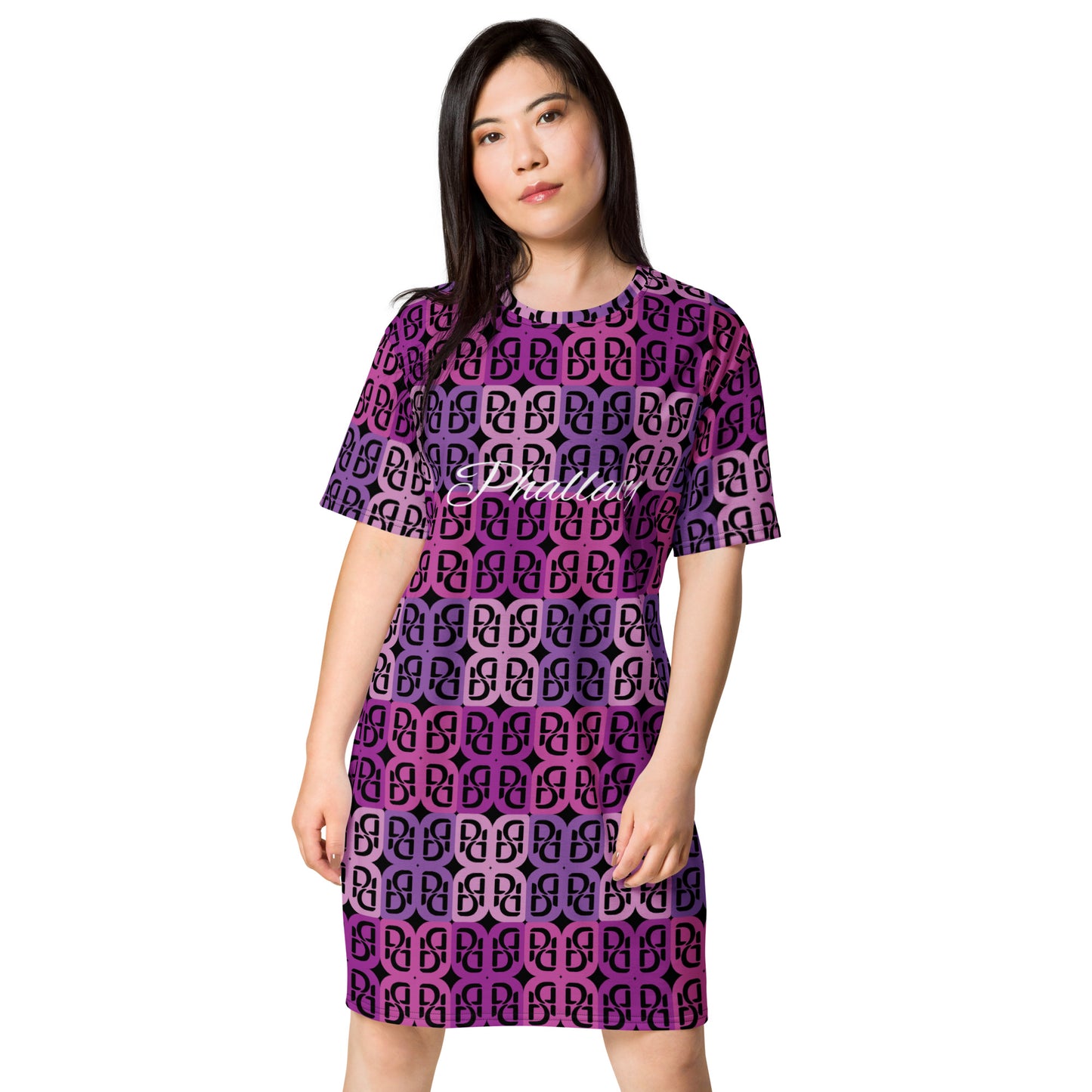 Phallacy Monogram Designer T-shirt dress