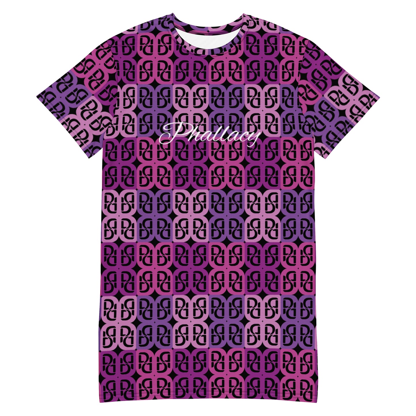 Phallacy Monogram Designer T-shirt dress