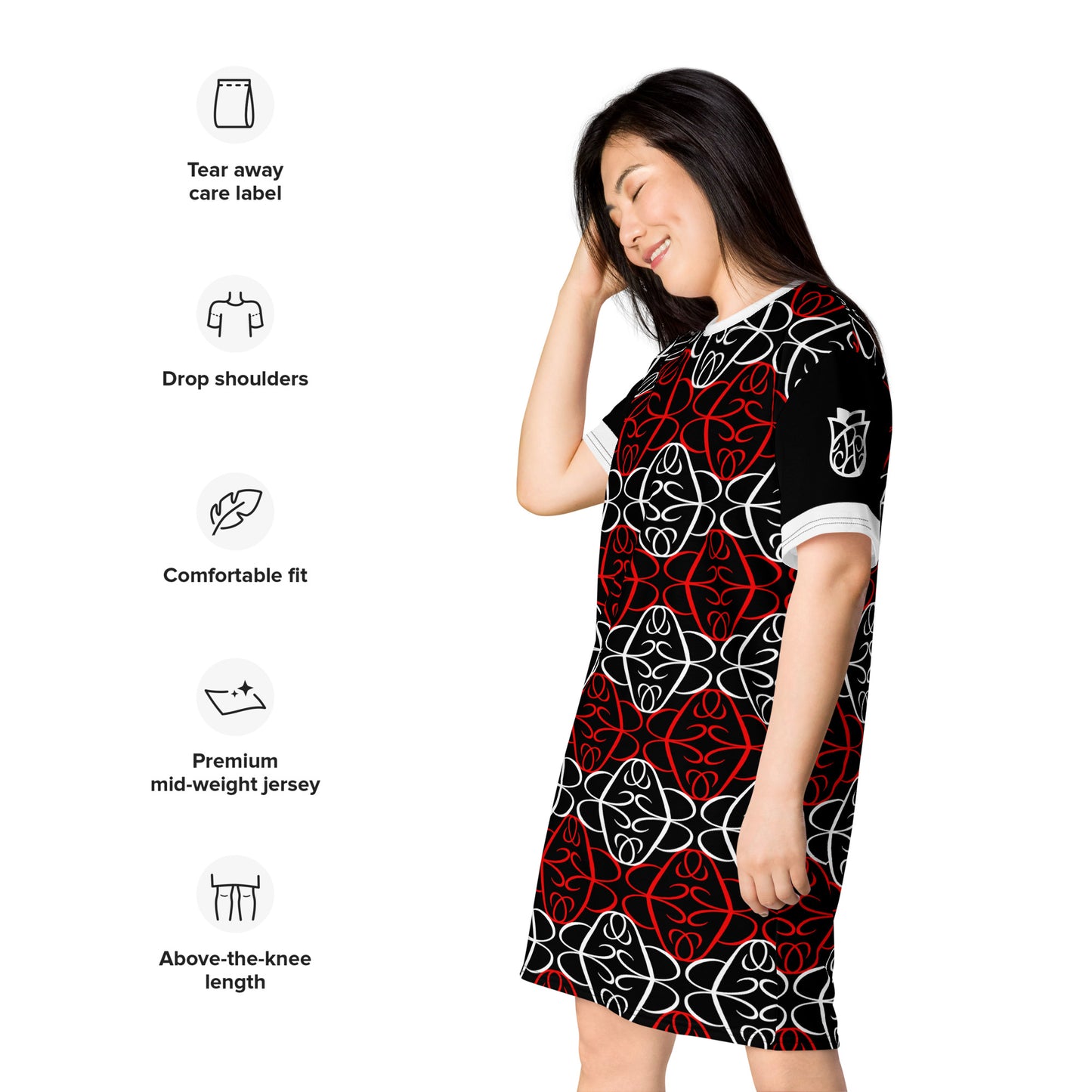 Phallacy Players Designer T-shirt Dress