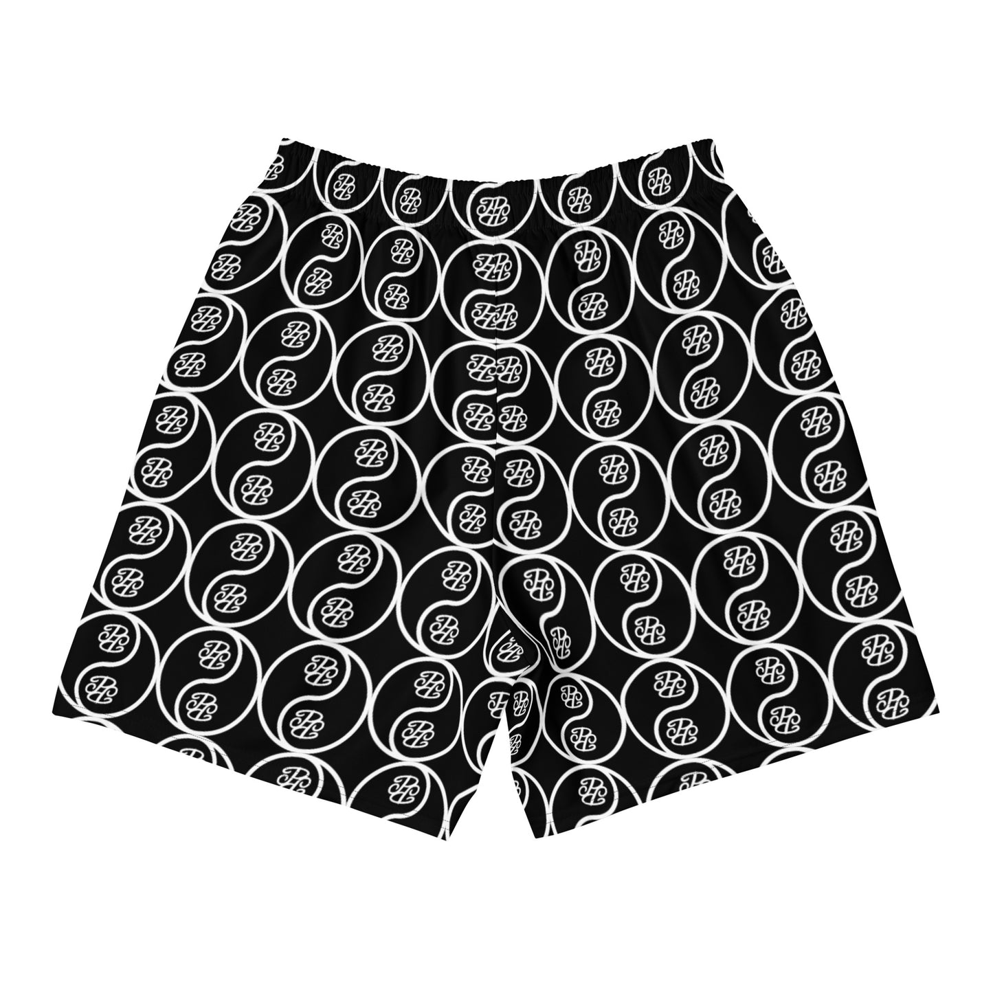 Phallacy Yin-Yang Designer Unisex Athletic Shorts