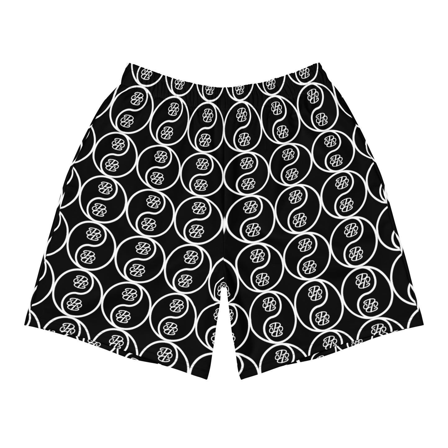 Phallacy Yin-Yang Designer Unisex Athletic Shorts