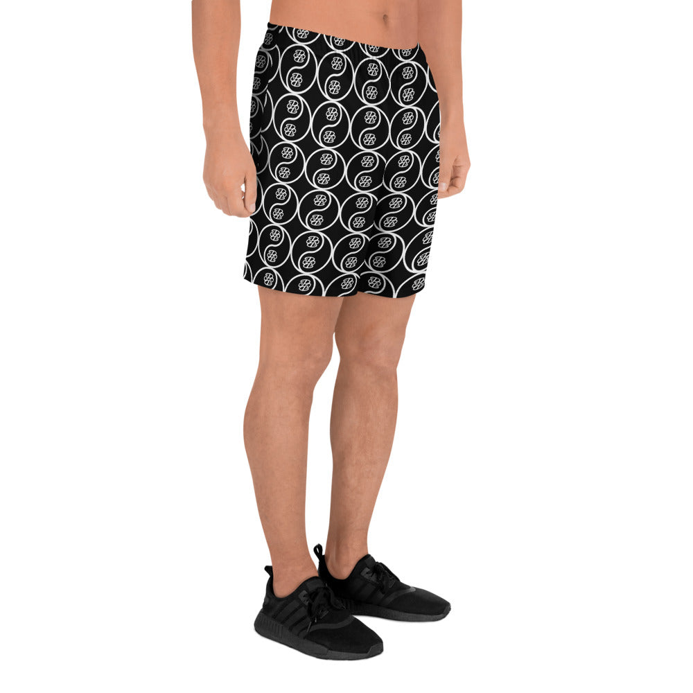 Phallacy Yin-Yang Designer Unisex Athletic Shorts