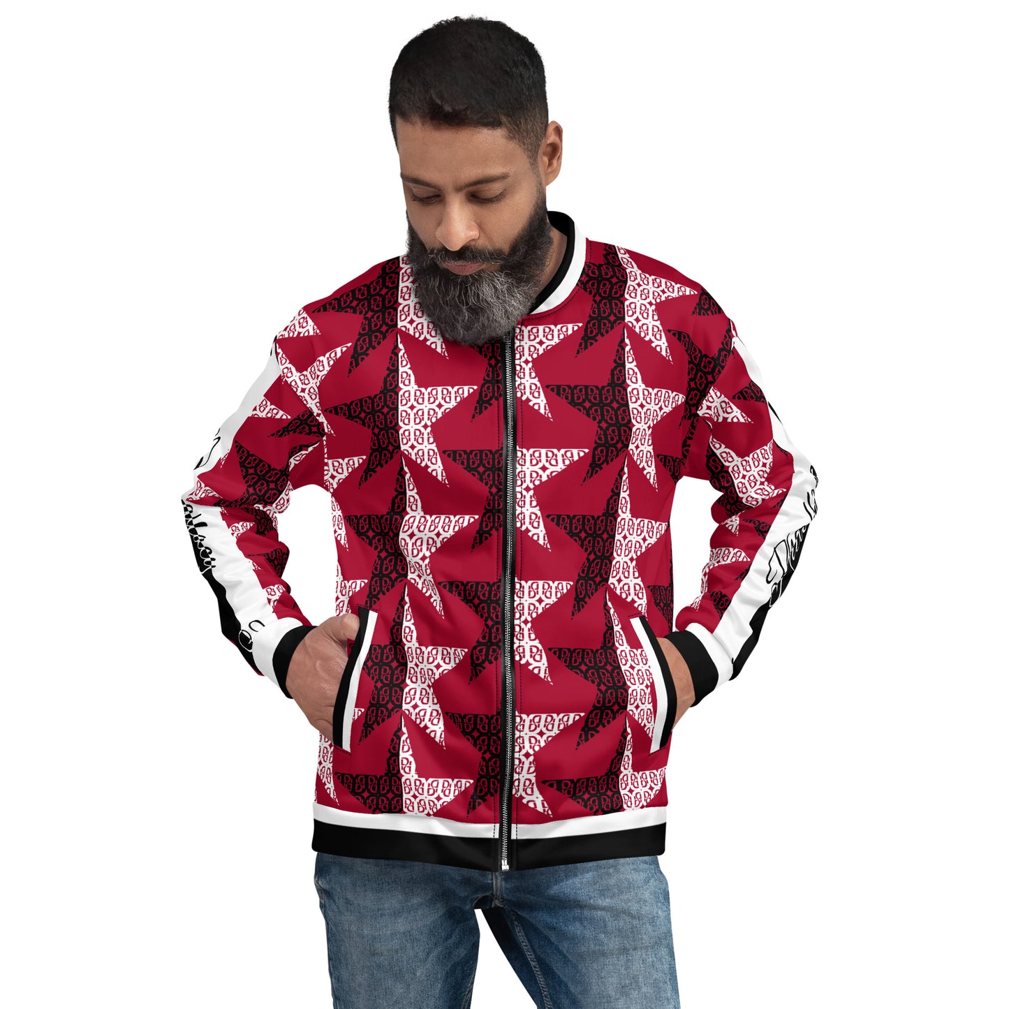 Phallacy Star Designer Unisex Bomber Jacket