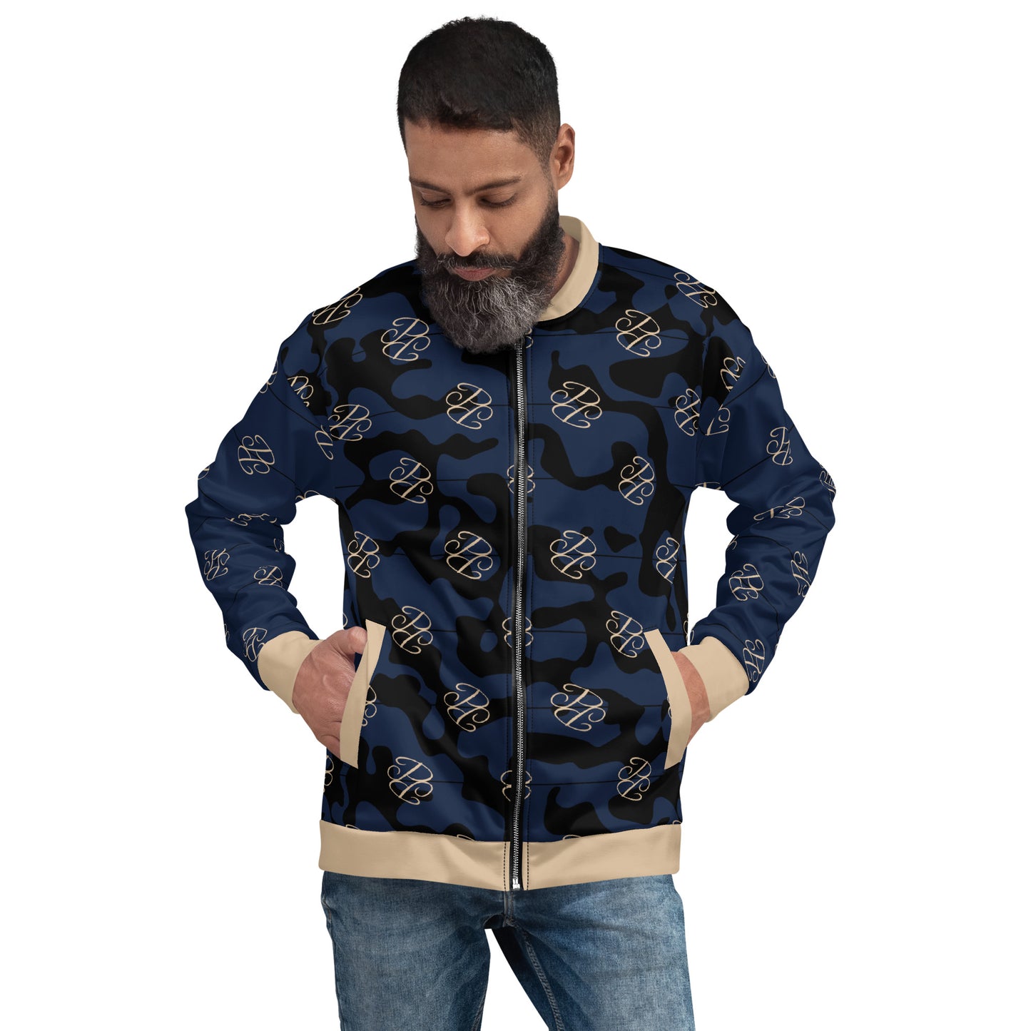 Phallacy Camo DesignerUnisex Bomber Jacket