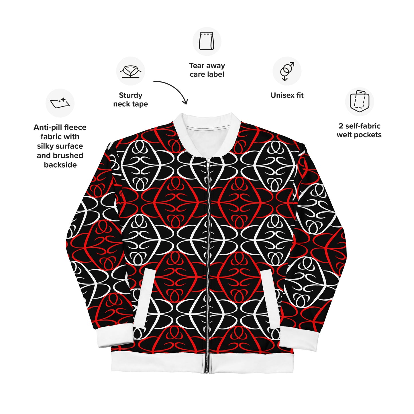 Phallacy Players Designer Unisex Bomber Jacket