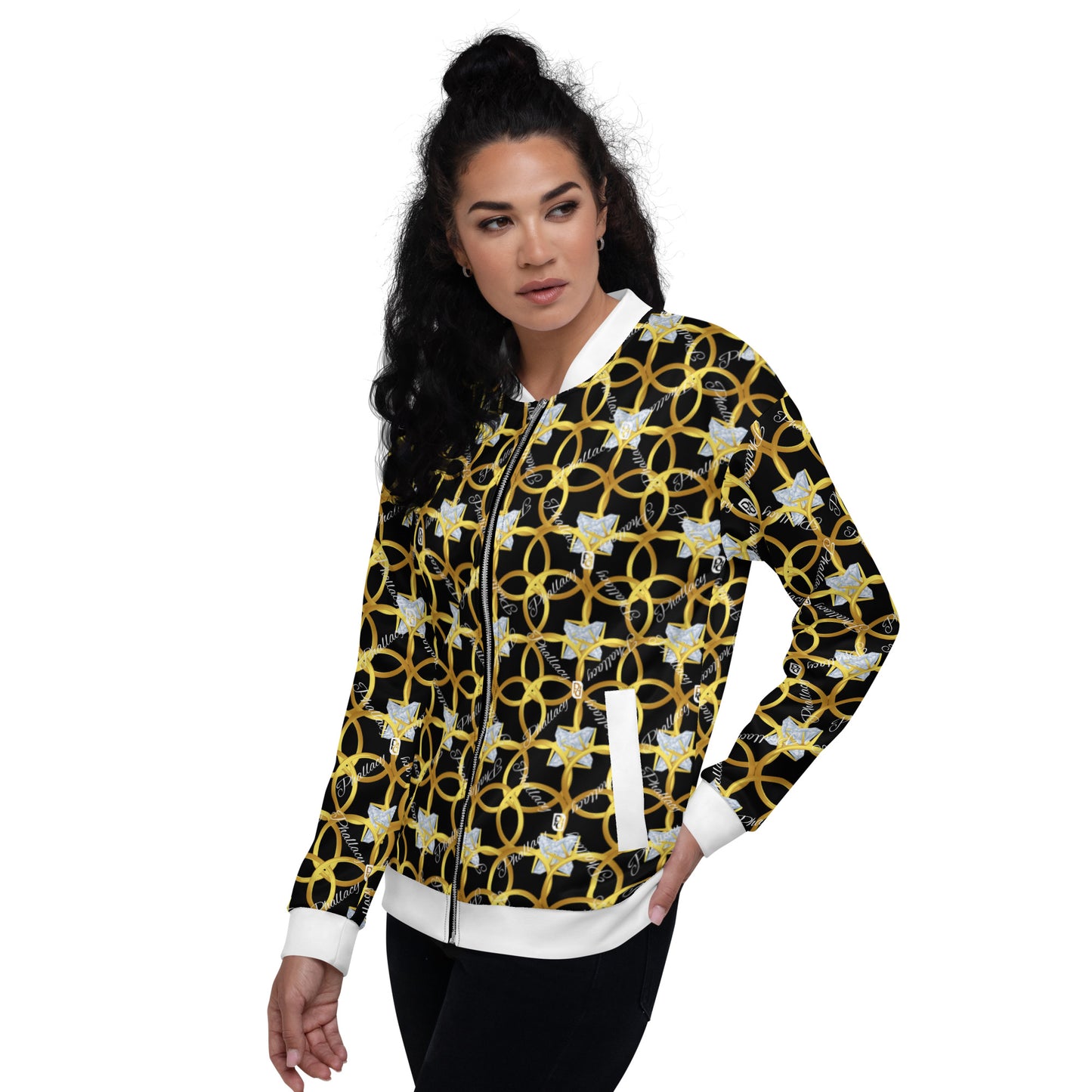 Phallacy XOS Designer Women's Bomber Jacket