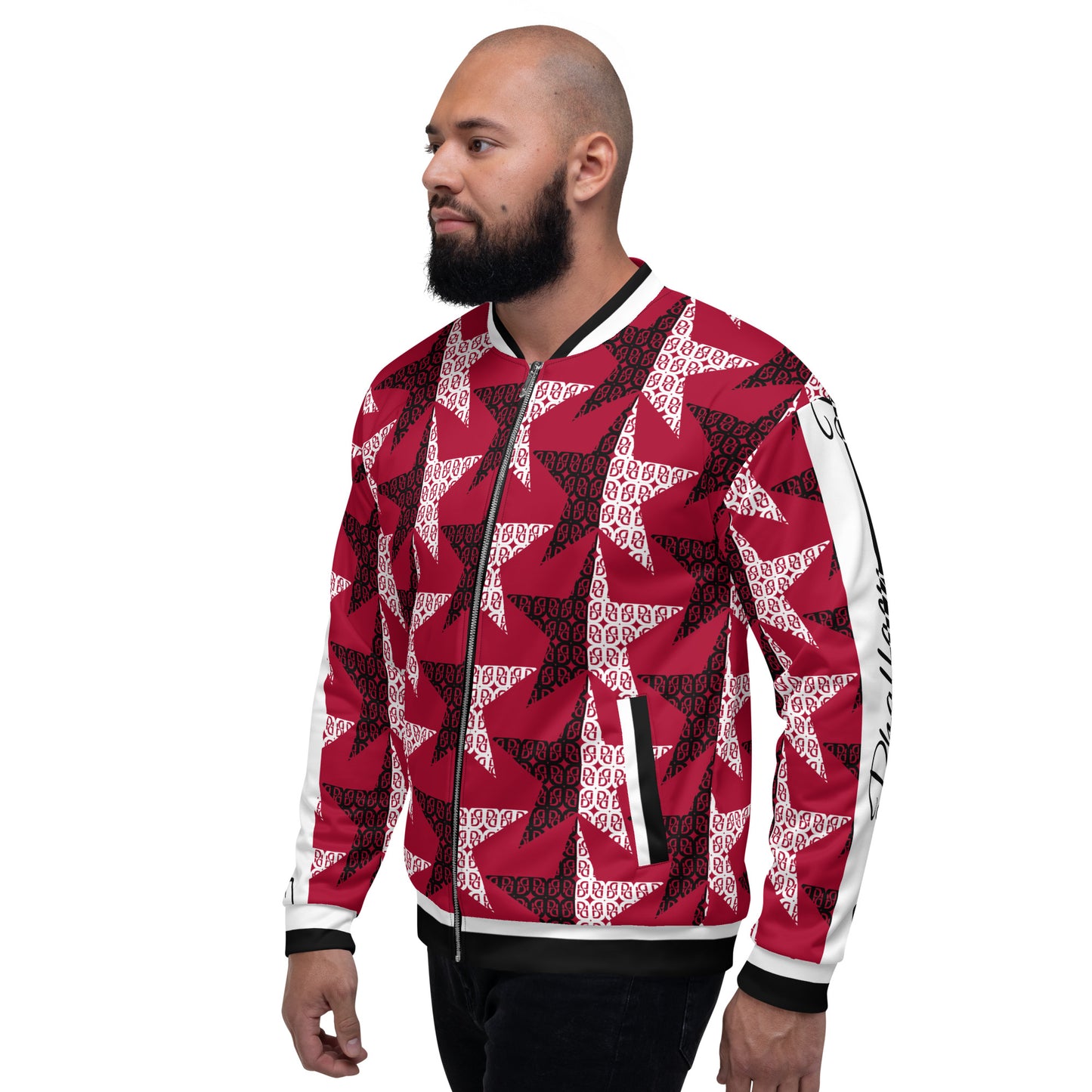 Phallacy Star Designer Unisex Bomber Jacket