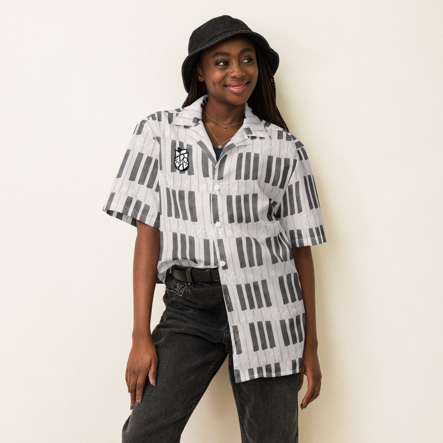 Phallacy Designer Unisex Button Up Shirt