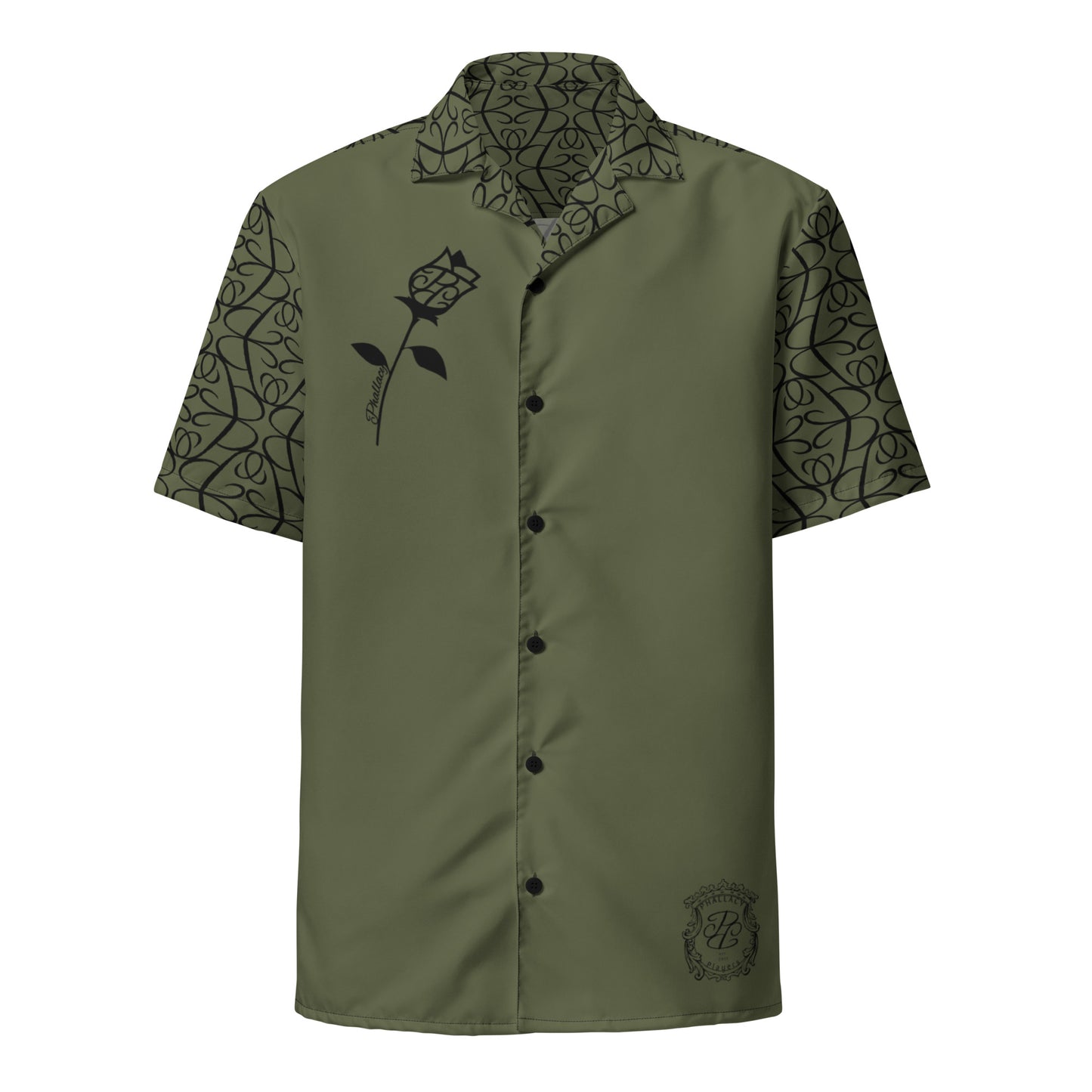 Phallacy Players Designer Unisex Button Up Shirt