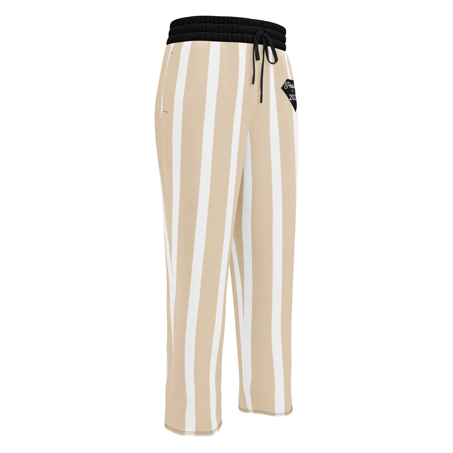 Phallacy Striped Designer Unisex Wide-leg Joggers