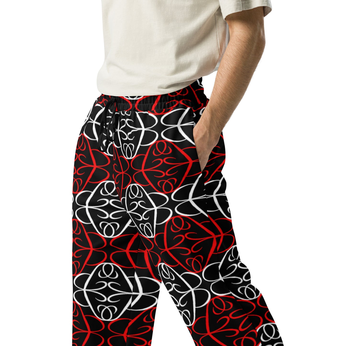 Phallacy Players Designer Unisex Wide-leg Joggers