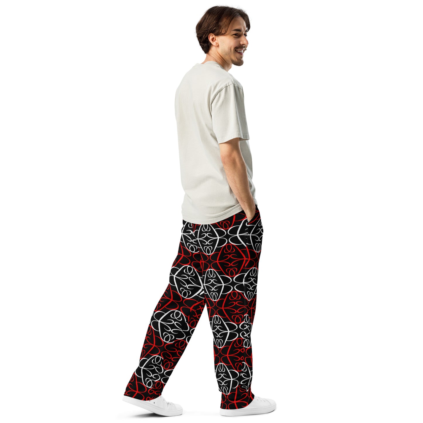 Phallacy Players Designer Unisex Wide-leg Joggers