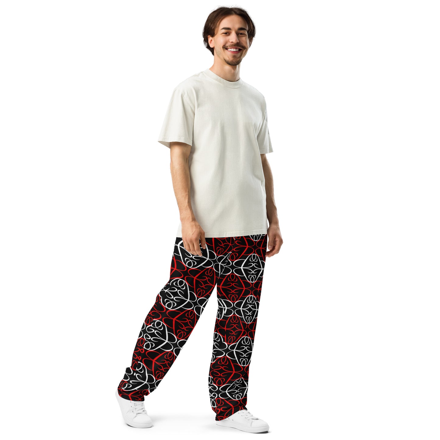 Phallacy Players Designer Unisex Wide-leg Joggers