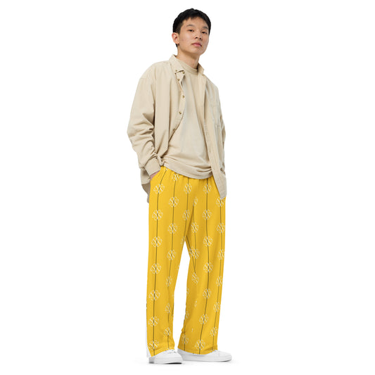 Phallacy Players Designer Unisex Wide-Leg Pants