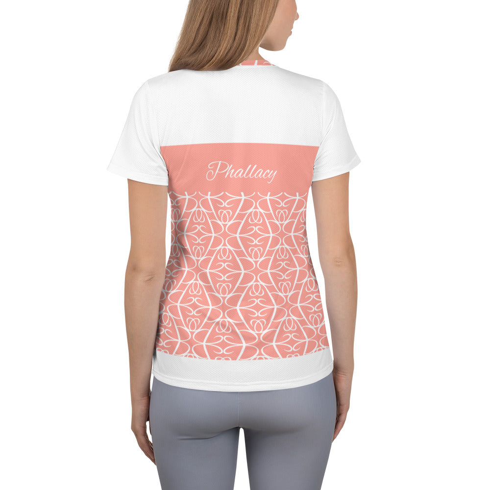 Phallacy Players Designer Women's Athletic Tee