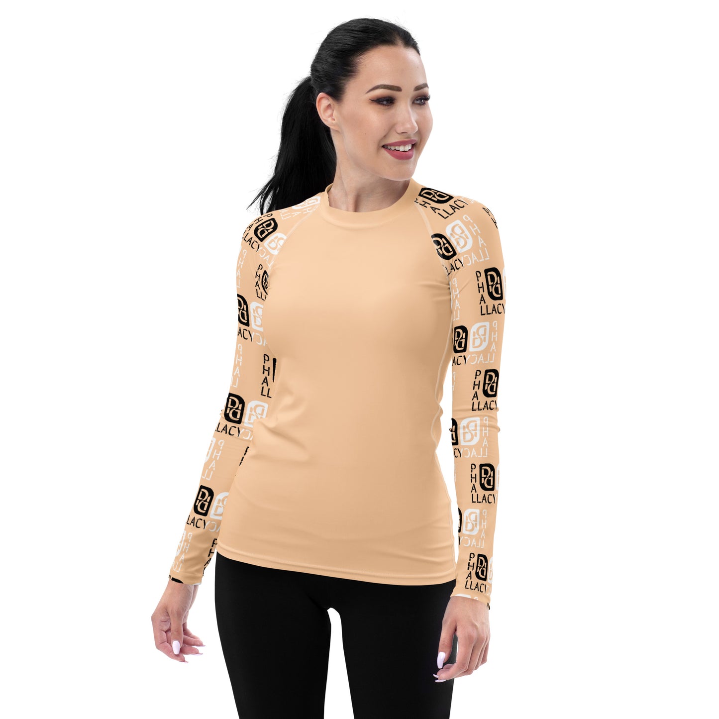 Phallacy Balance Designer Women's Rash Guard