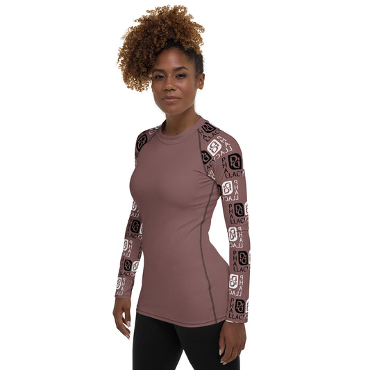 Phallacy Balance Designer Women's Rash Guard