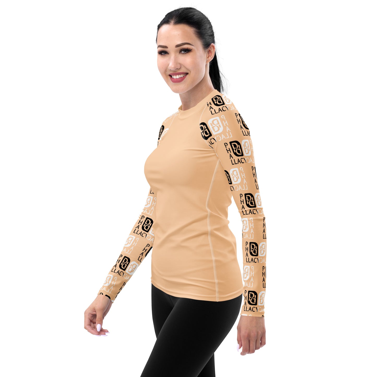 Phallacy Balance Designer Women's Rash Guard