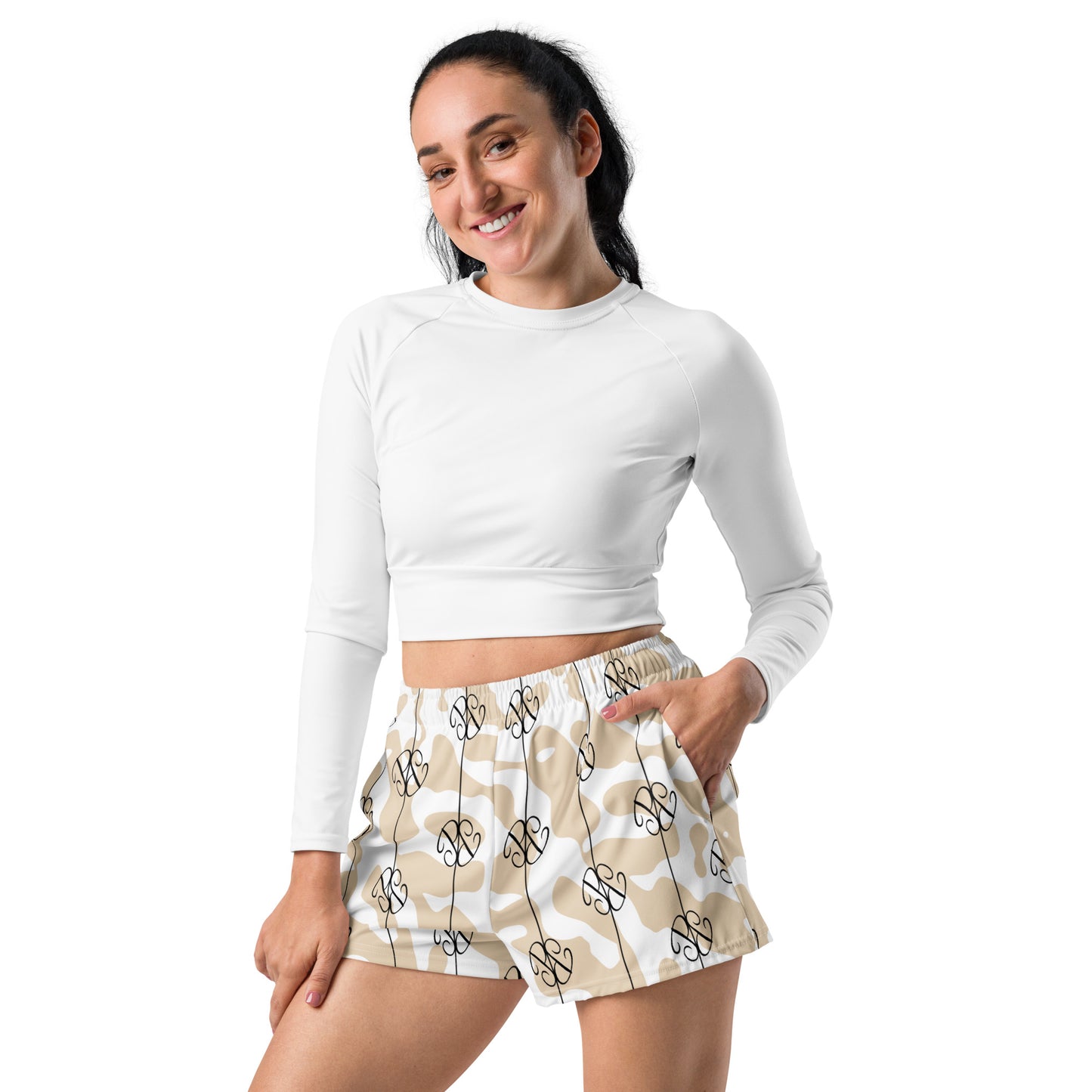 Phallacy Camo Women's Gym Shorts