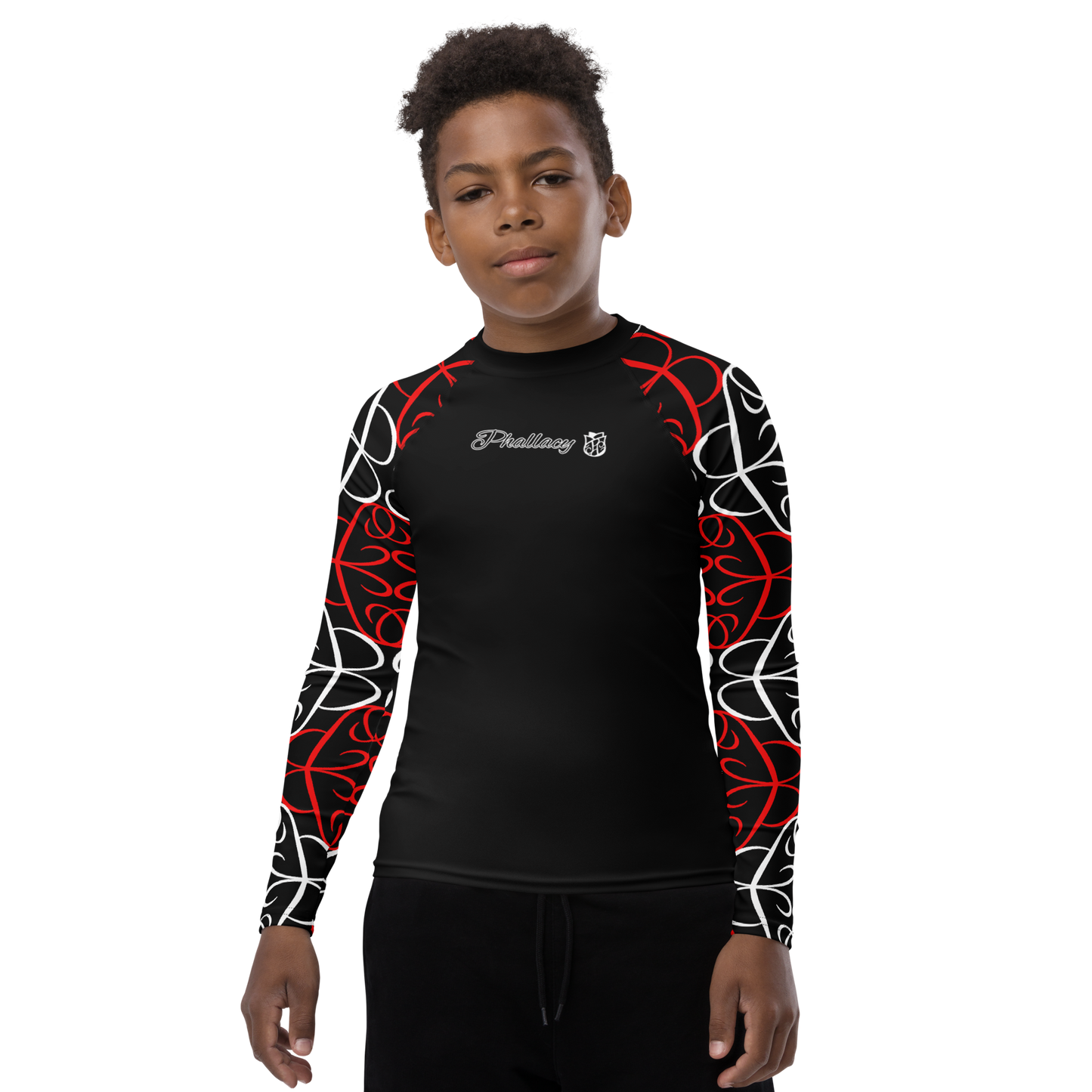 Phallacy Players Designer Youth Rash Guard