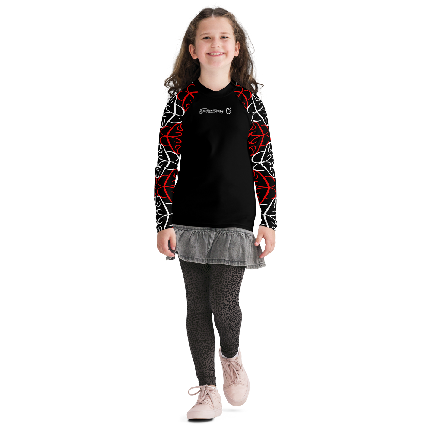 Phallacy Players Designer Youth Rash Guard