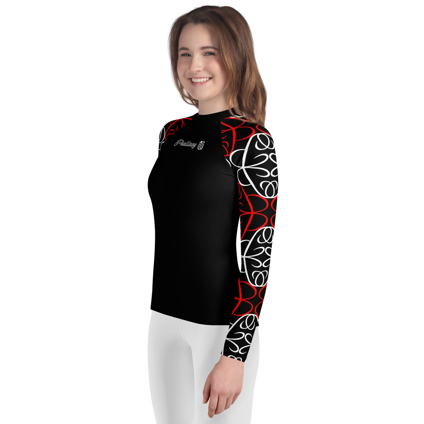 Phallacy Players Designer Youth Rash Guard