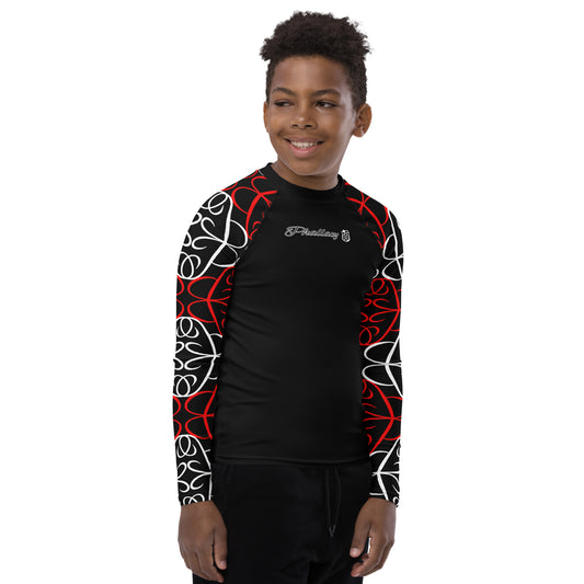 Phallacy Players Designer Youth Rash Guard