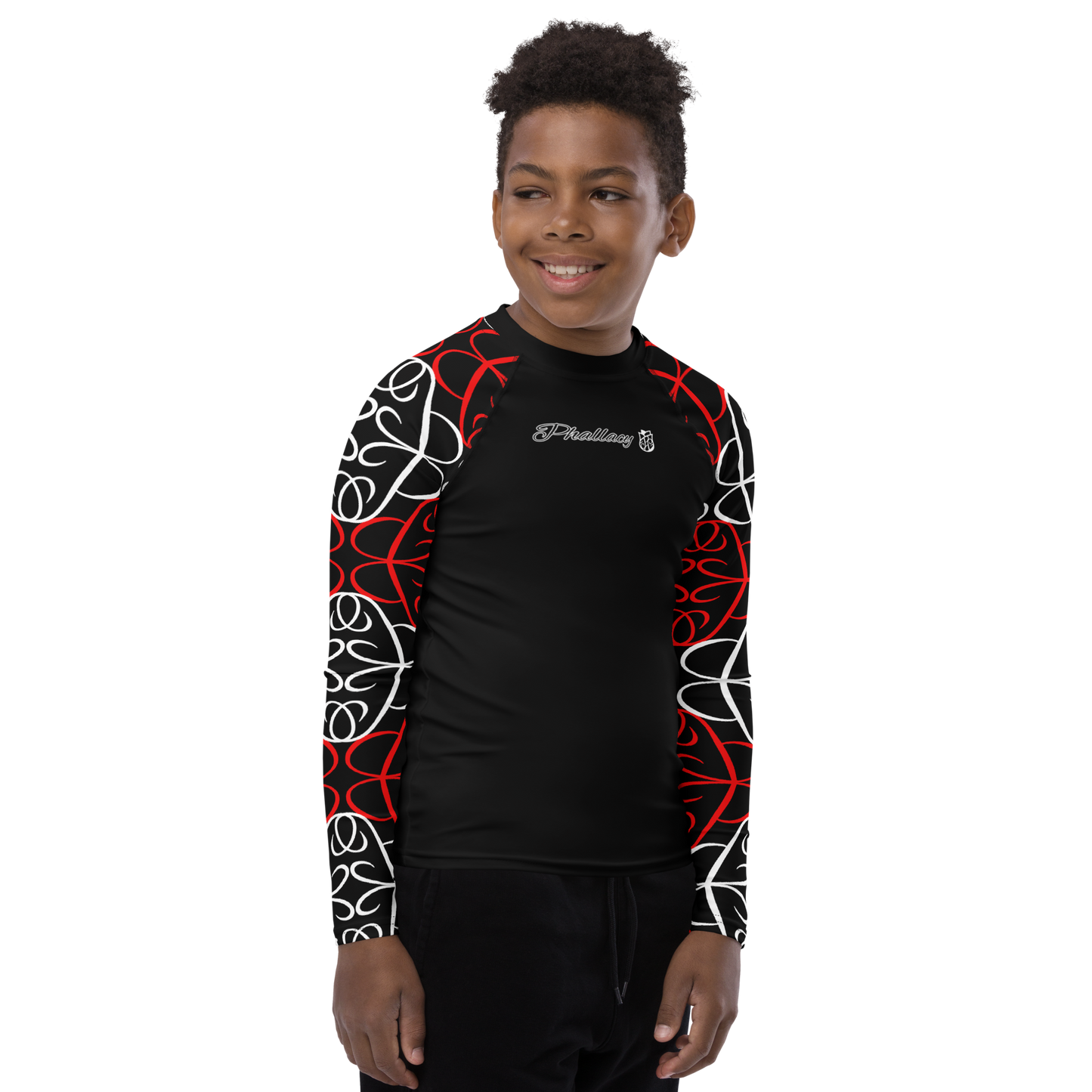 Phallacy Players Designer Youth Rash Guard