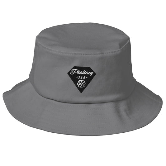 Phallacy Diamond Embroidered Bucket Hat