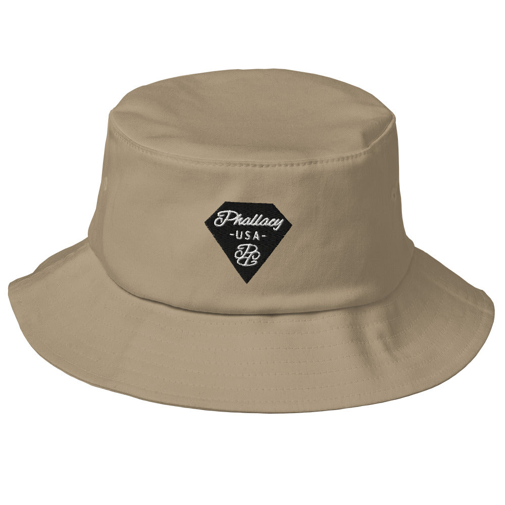 Phallacy Diamond Embroidered Bucket Hat