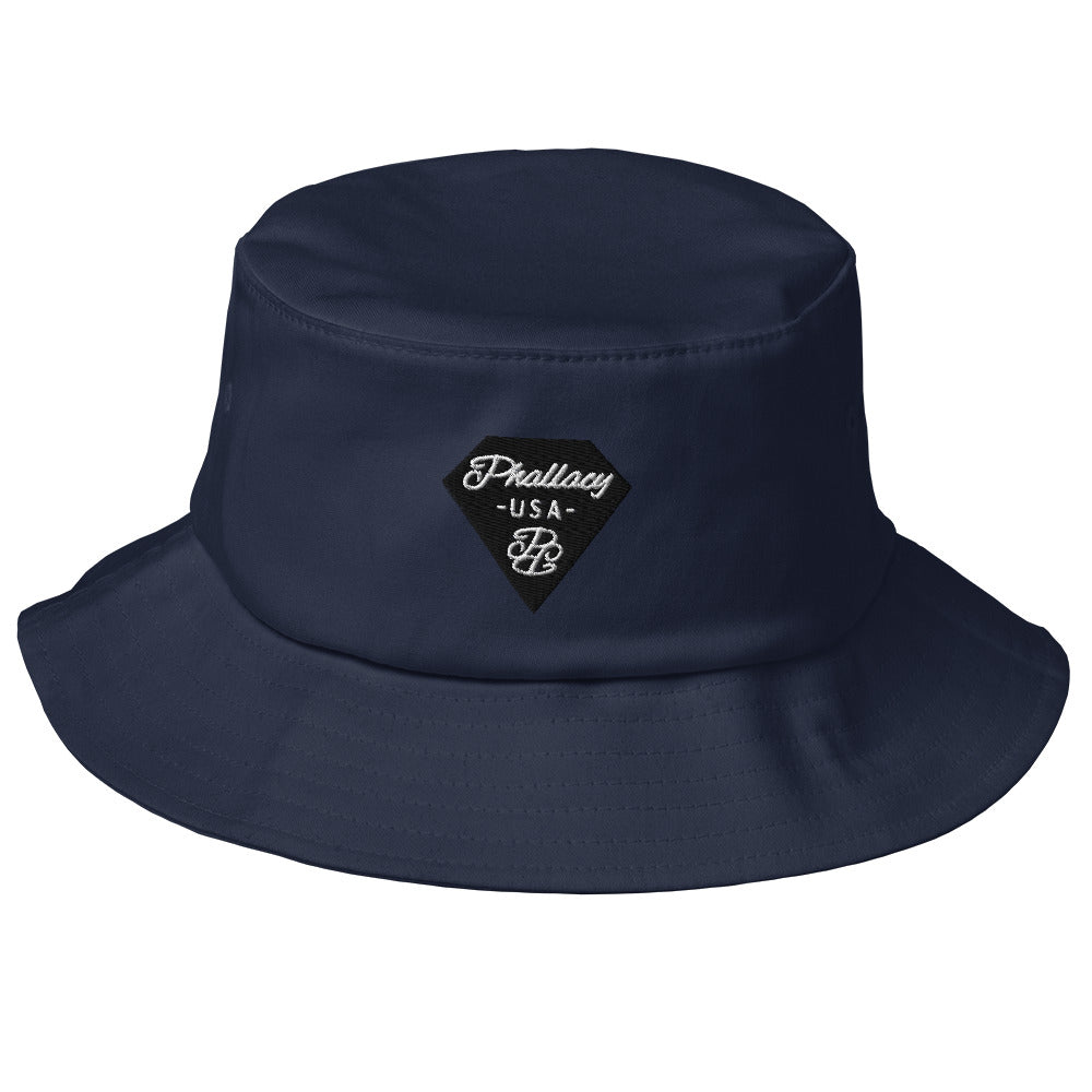 Phallacy Diamond Embroidered Bucket Hat