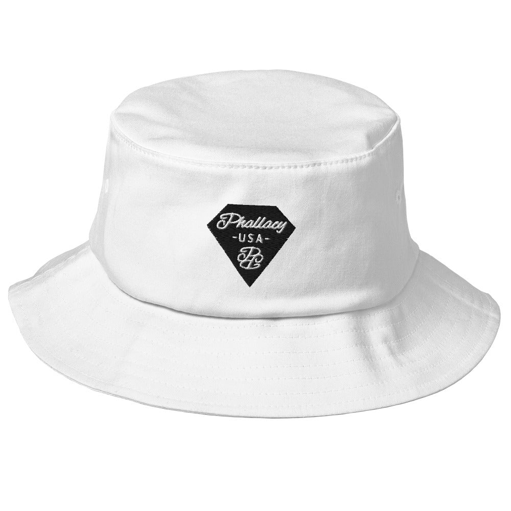 Phallacy Diamond Embroidered Bucket Hat