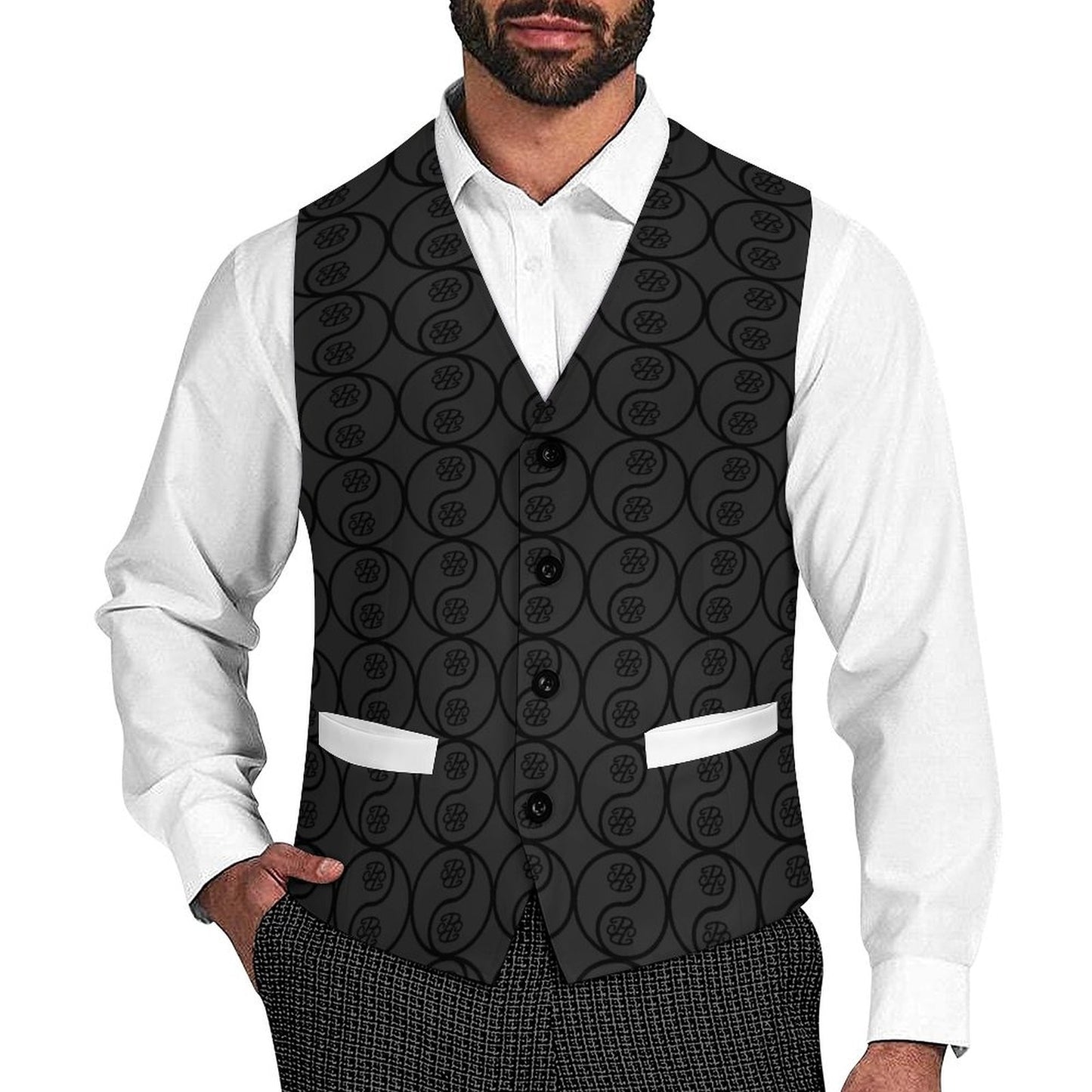 Phallacy Yin-Yang Designer Men's Sleeveless Vest