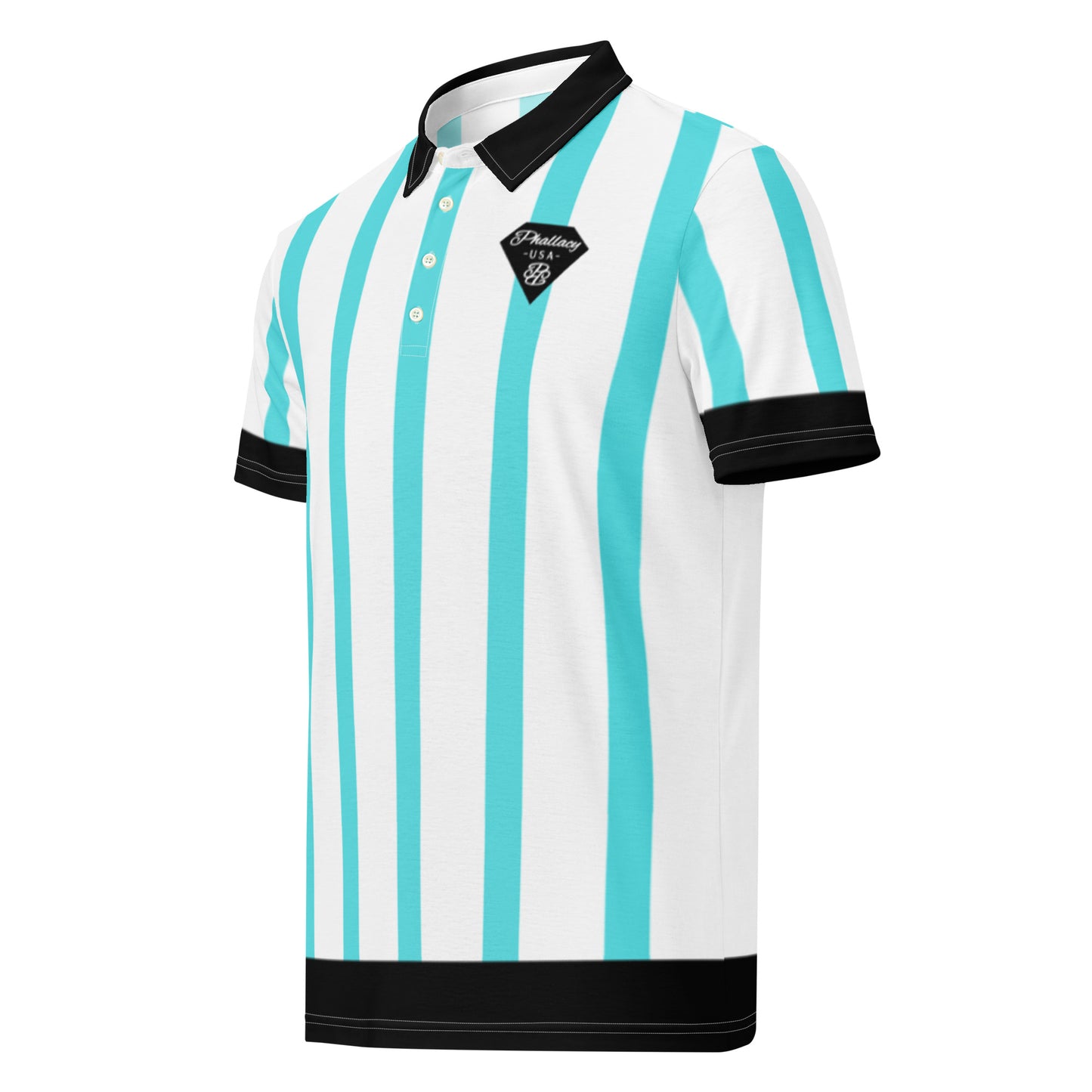 Phallacy Striped Designer Men’s Slim Fit Polo